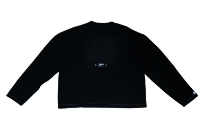 KINSHIP BLACK SUNFADED LONG-SLEEVE TSHIRT