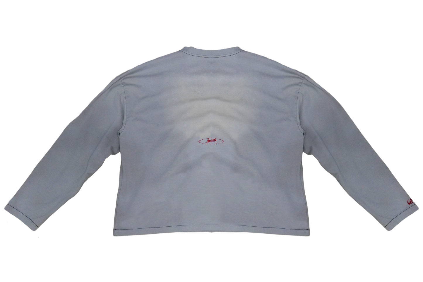 KINSHIP GREY SUNFADED LONG-SLEEVE TSHIRT